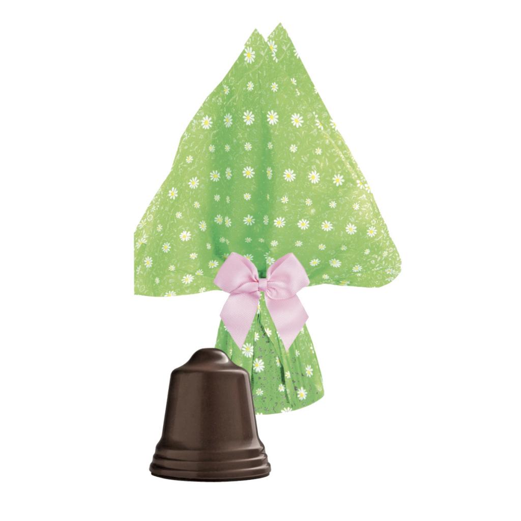Campana di cioccolato fondente